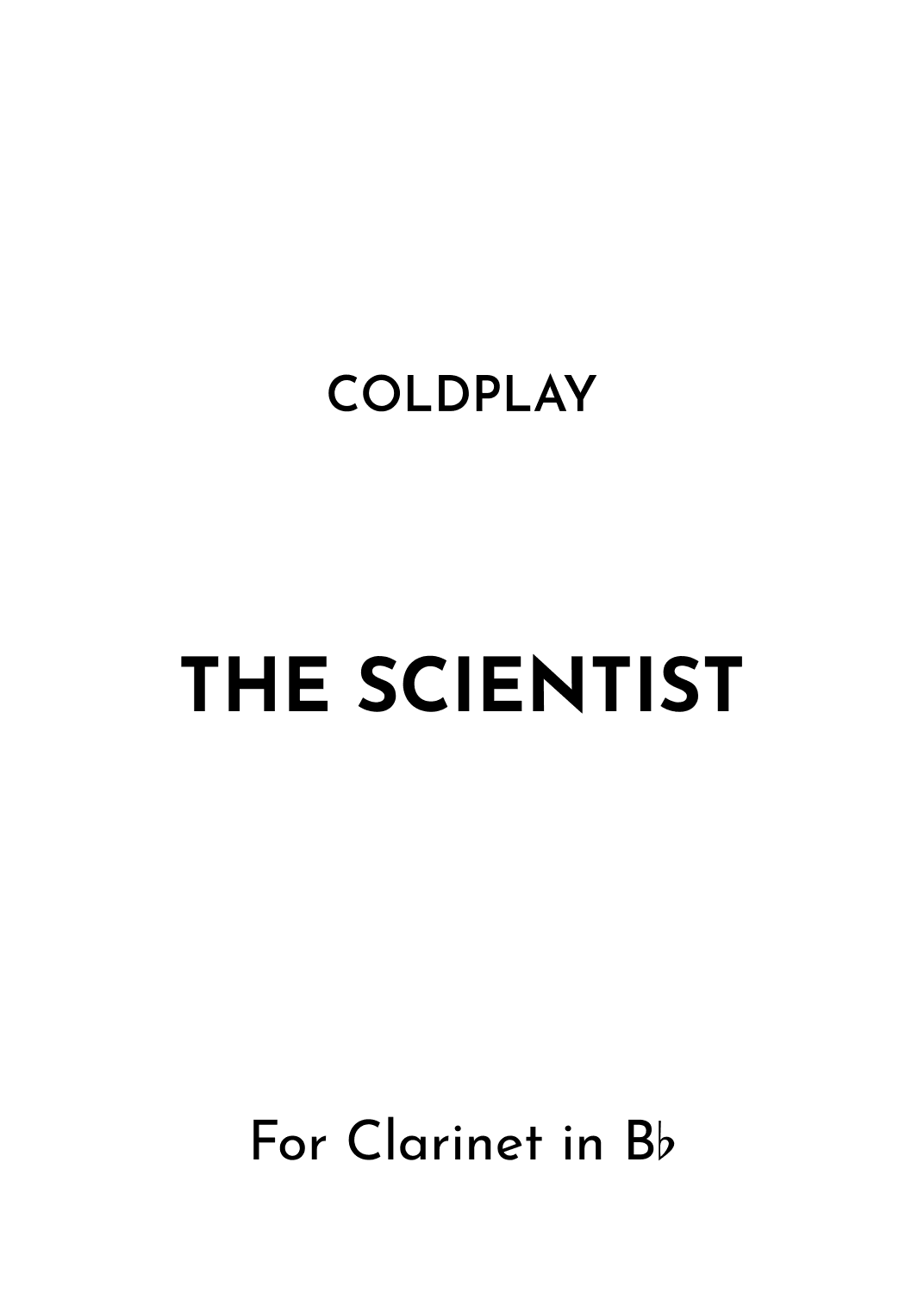 The Scientist (arr. Jireh J.)