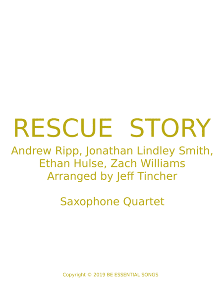 Rescue Story (arr. Jeff Tincher)