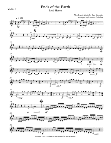 Ends Of The Earth (arr. Lorento Golofeev)