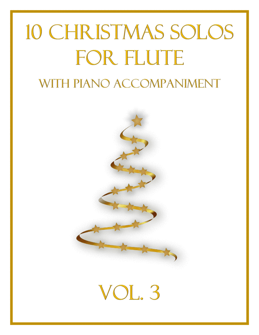 10 Christmas Solos for Flute with Piano Accompaniment (Vol. 3) (arr. B. C. Dockery)
