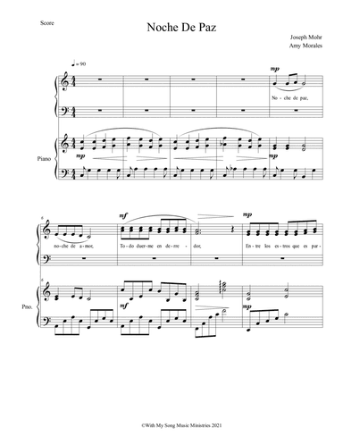 Noche De Paz (Spanish) SAB (arr. Amy Morales)