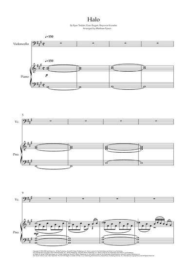 Halo (arr. Matthew pyeon)