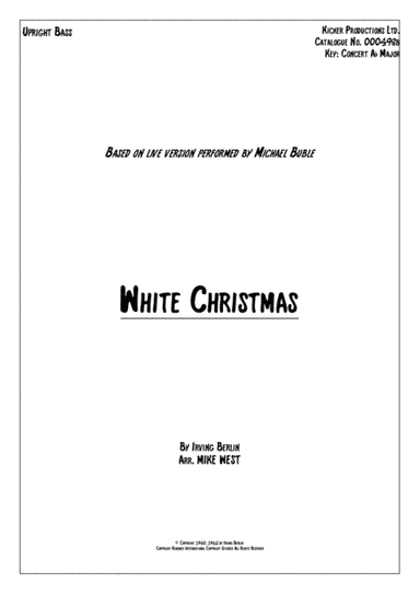 White Christmas (arr. Mike West)