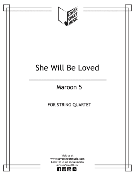 She Will Be Loved (arr. Jose Quintana)