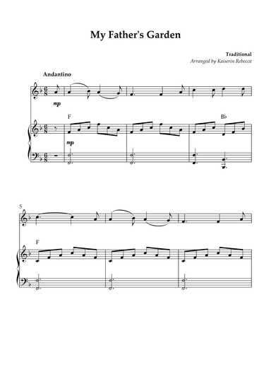 My Father's Garden (arr. Kaiserin Rebecca)