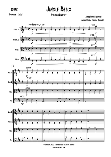 Jingle Bells (arr. Thomas Quigley)
