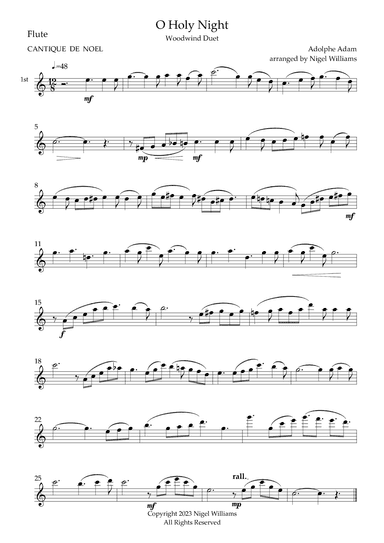 O Holy Night (arr. Nigel Williams)