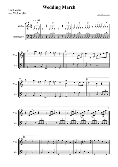 Wedding March (arr. Wesley S. SIlva)