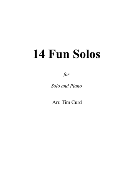 14 Fun Solos for Piano (arr. Tim Curd)