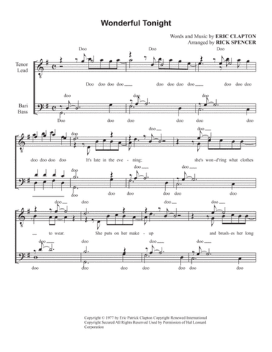 Wonderful Tonight (arr. Rick Spencer)