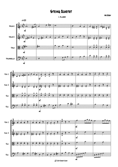 Miniature String Quartet No. 1