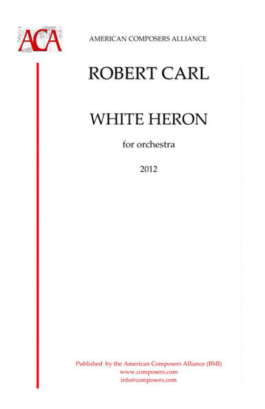 [Carl] White Heron