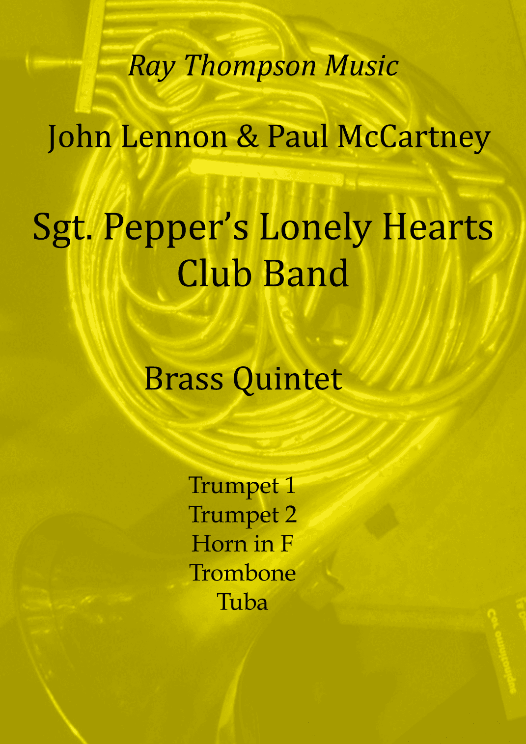 Sgt. Pepper's Lonely Hearts Club Band (arr. Ray Thompson)