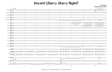 Vincent (starry Starry Night) (arr. Evan LeBouef)
