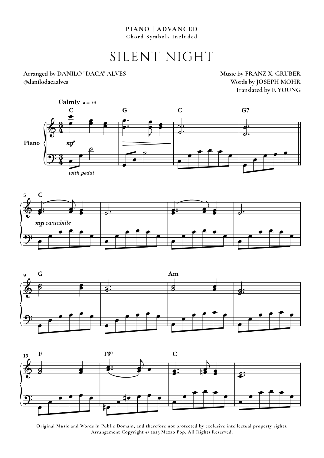 Silent Night (arr. Danilo "Daca" Alves)