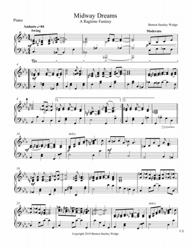 Midway Dreams (A Ragtime Fantasy for Solo Piano)