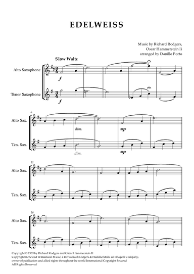 Edelweiss (arr. Danillo Porto)