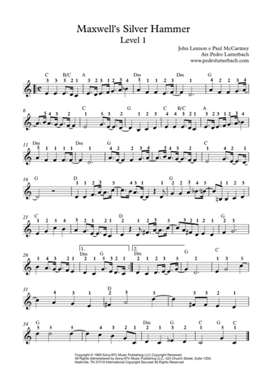 Maxwell's Silver Hammer (arr. Pedro Lutterbach)