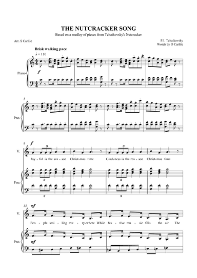The Nutcracker Song (arr. SCMusic)