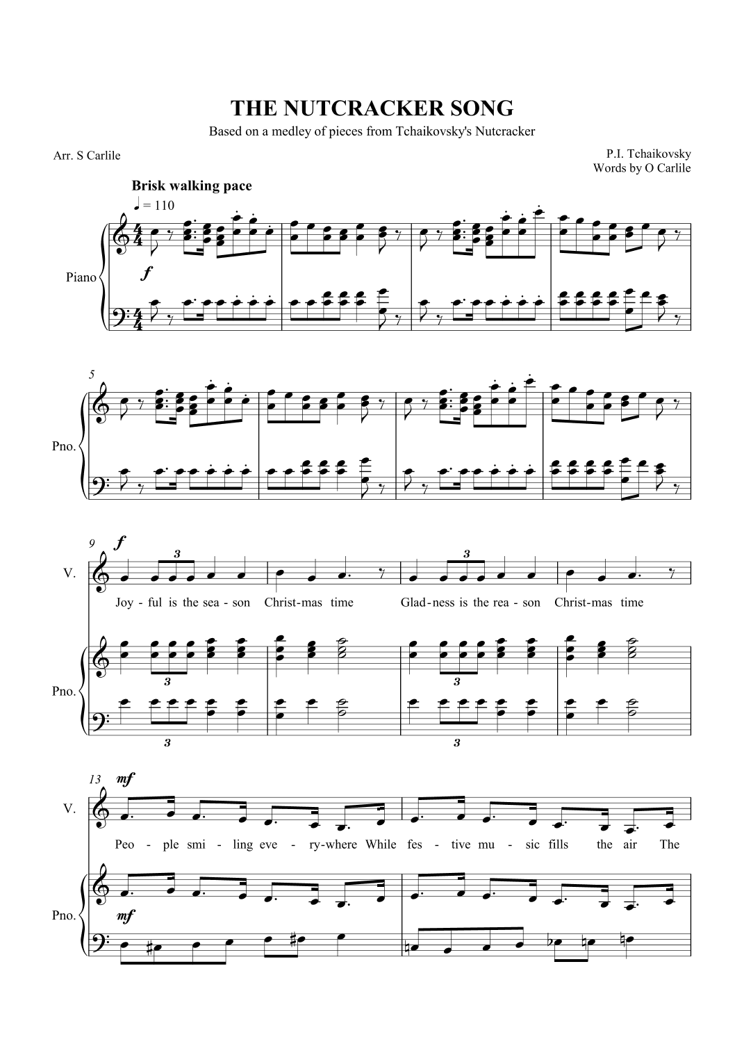 The Nutcracker Song (arr. SCMusic)
