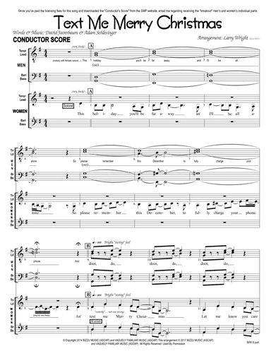 Text Me Merry Christmas (arr. Larry Wright)