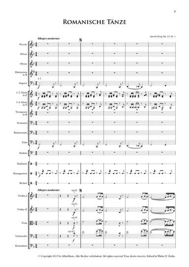 Romanischer Tanz No. 1, op.22 - Score Only