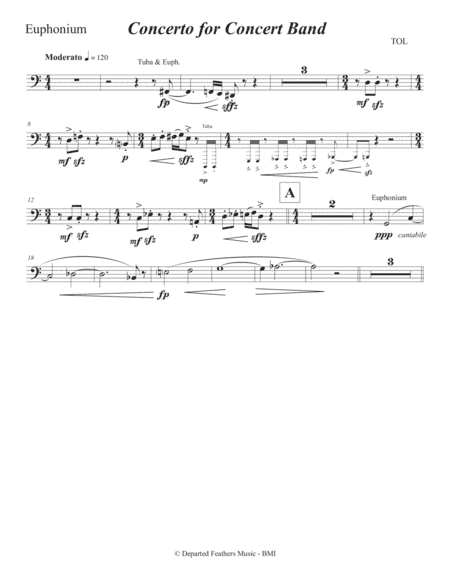 Concerto for Concert Band (2011) Euphonium