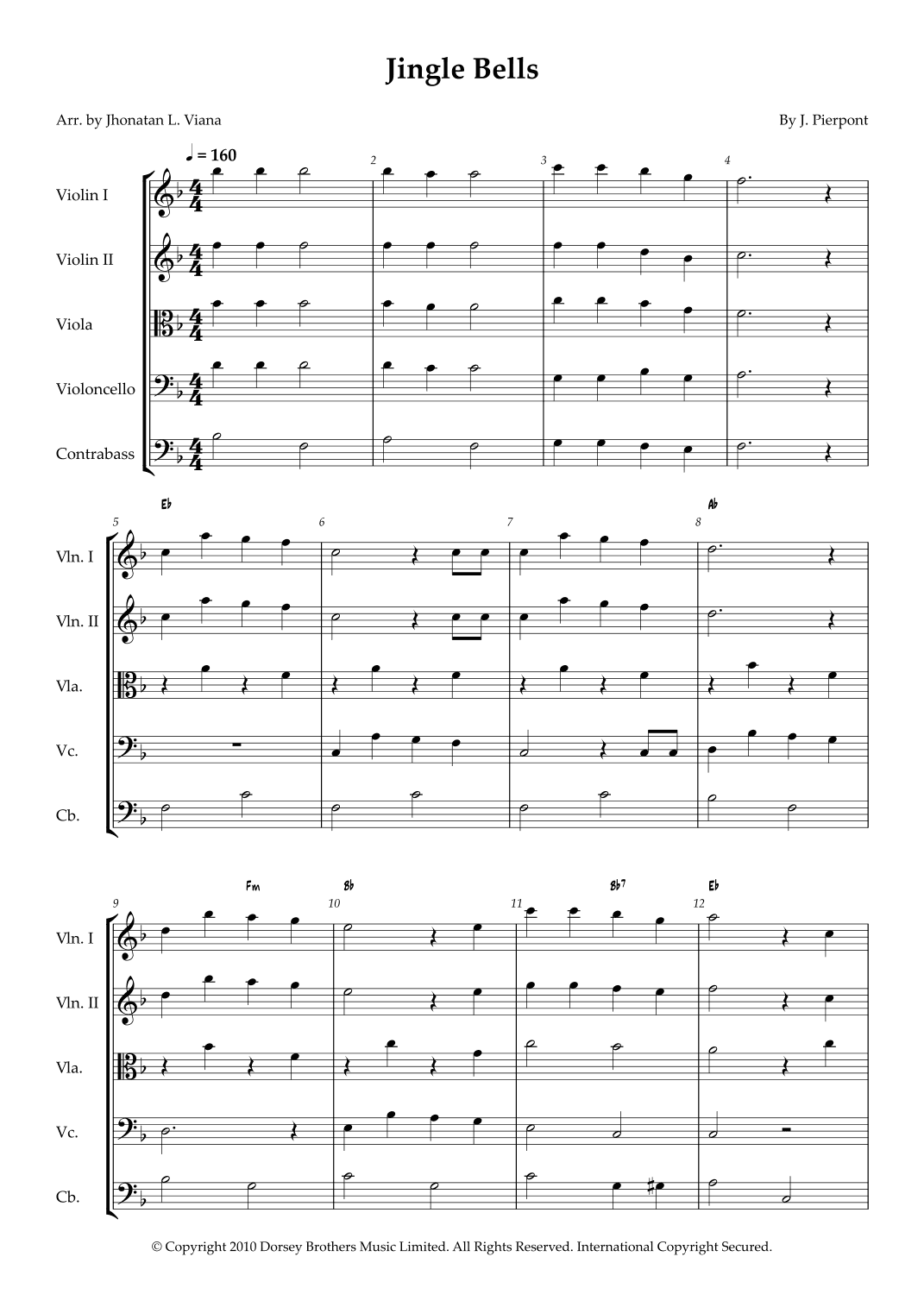 Jingle Bells (arr. Jhonatan Lucio Viana)