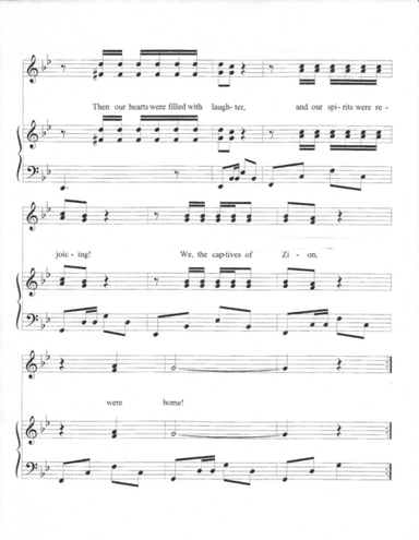 When the Lord brought back Captives (Psalm 126)