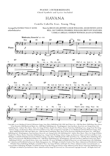 Havana (arr. Danilo "Daca" Alves)