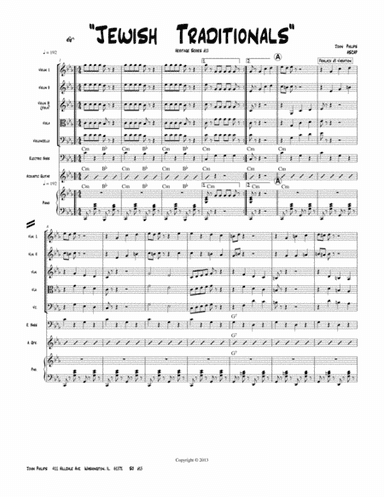 "Jewish Traditionals Medley"-----String Orchestra-----Heritage Series # 15 (arr. John Philips)