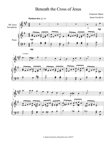 Beneath the Cross of Jesus (arr. James Goodwin)