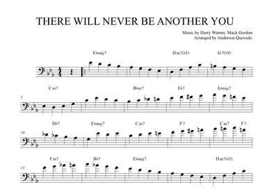 There Will Never Be Another You (arr. Anderson Quevedo)
