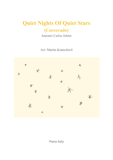 Quiet Nights Of Quiet Stars (Corcovado) (arr. Martin Kratochwil)