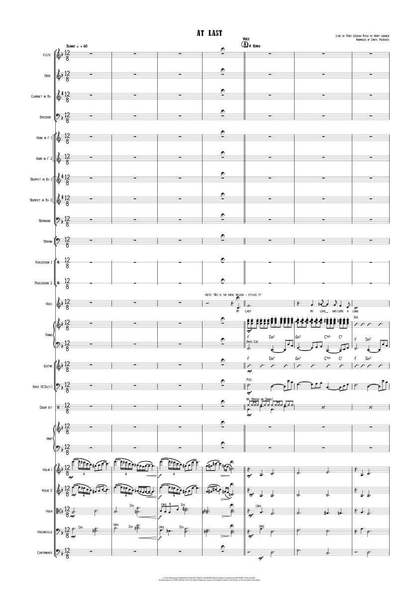 At Last (arr. Daryl McKenzie)