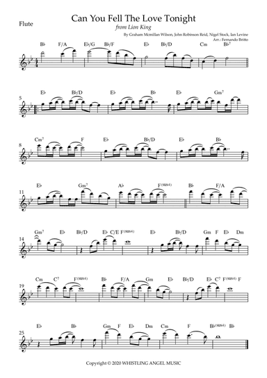 Can You Feel The Love Tonight (arr. Fernando Britto)