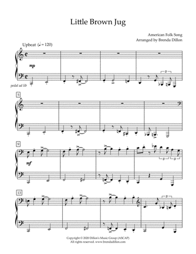 Little Brown Jug (arr. Brenda Dillon)