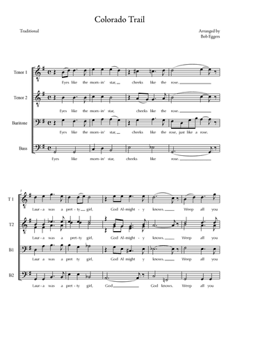 Colorado Trail (arr. Bob Eggers)