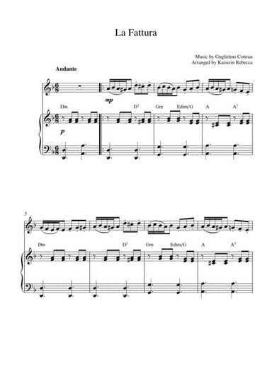 La Fattura (arr. Kaiserin Rebecca)