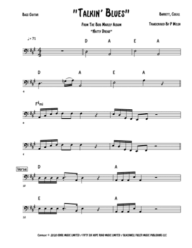 Talkin' Blues (arr. Accubass)