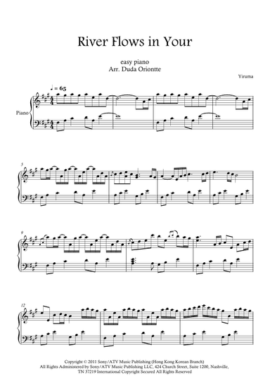 River Flows In You (arr. Duda Oriontte)