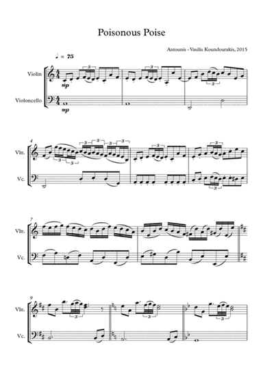 Poisonous Poise Cello Violin