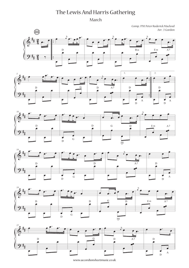 The Lewis And Harris Gathering (arr. Julia Gordon)
