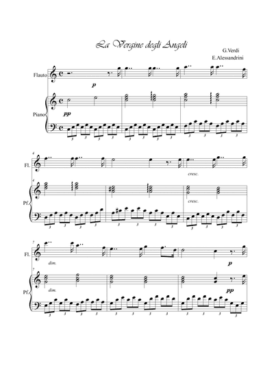 La Vergine degli Angeli (from La forza del destino) (arr. Ester Alessandrini)