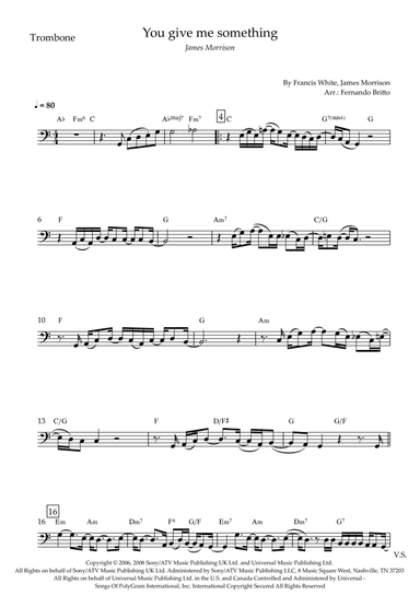 You Give Me Something (arr. Fernando Britto)