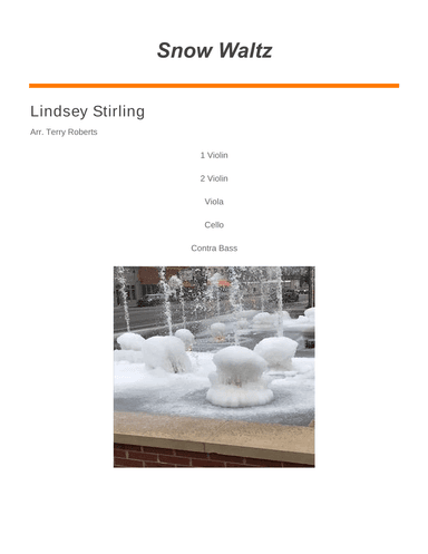 Snow Waltz (arr. Terry Roberts)