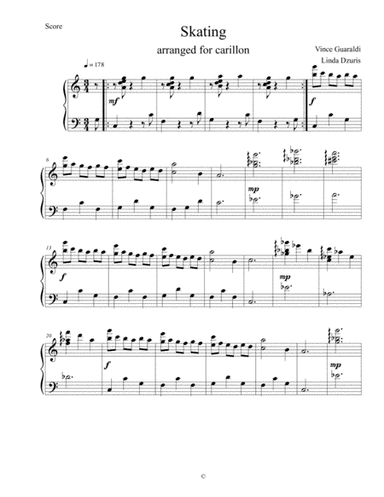 Skating (arr. Linda Dzuris)