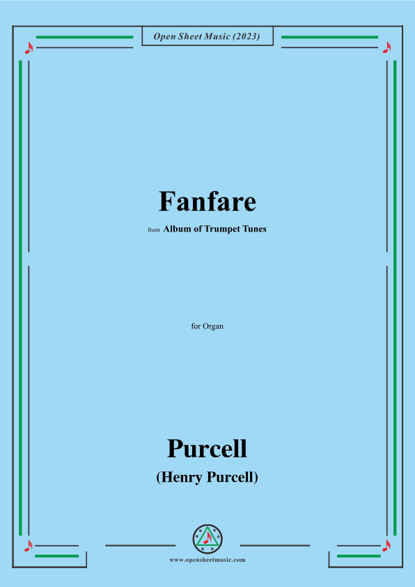 Purcell-Fanfare,from 'Album of Trumpet Tunes',for Organ (arr. OSM Press)