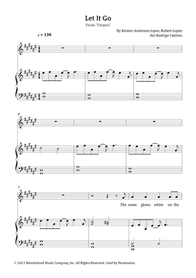 Let It Go (arr. Rodrigo Faleiros)