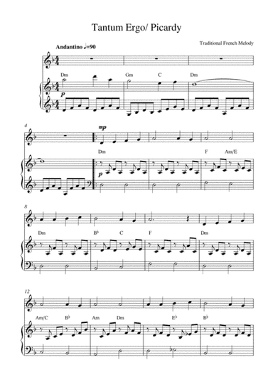 Tantum Ergo/ Picardy (arr. Kaiserin Rebecca)